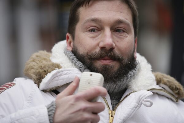 Евгений Чичваркин во время пикета перед зданием российского посольства в Лондоне Евгений Чичваркин во время пикета перед зданием российского посольства в Лондоне
