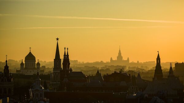Вид на Москву со смотровой площадки Центрального детского магазина Вид на Москву со смотровой площадки Центрального детского магазина