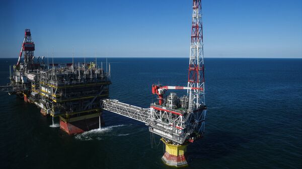 Нефтяное месторождение имени Филановского в Каспийском море Нефтяное месторождение имени Филановского в Каспийском море