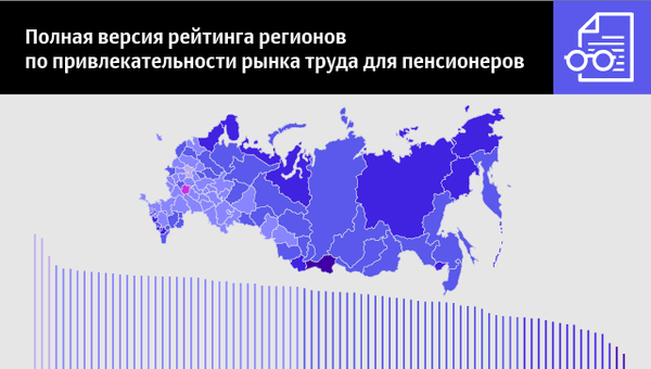 Полная версия рейтинга регионов по привлекательности рынка труда для пенсионеров Полная версия рейтинга регионов по привлекательности рынка труда для пенсионеров