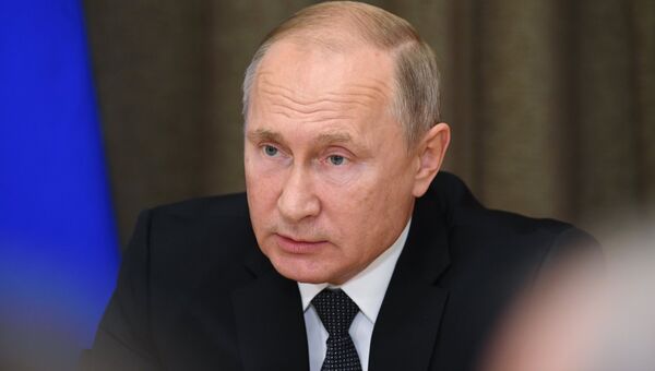 Президент России Владимир Путин. Архивное фото Президент России Владимир Путин. Архивное фото