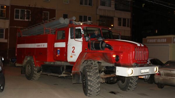 Пожар в городе Тула на улице Гарнизонный проезд. 21 ноября 2018 Пожар в городе Тула на улице Гарнизонный проезд. 21 ноября 2018