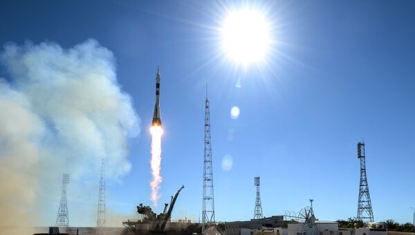 Старт ракеты-носителя Союз-ФГ. Архивное фото Старт ракеты-носителя Союз-ФГ. Архивное фото