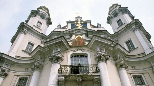Почаевская Успенская лавра. Архивное фото Почаевская Успенская лавра. Архивное фото