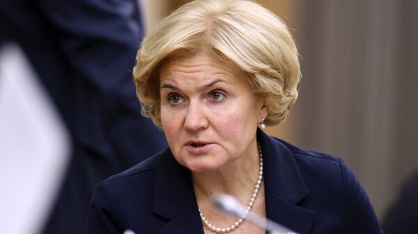 Заместитель председателя правительства РФ Ольга Голодец перед совещанием президента РФ Владимира Путина с членами правительства РФ. 28 ноября 2018 Заместитель председателя правительства РФ Ольга Голодец перед совещанием президента РФ Владимира Путина с членами правительства РФ. 28 ноября 2018