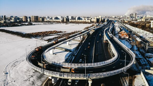 Разворотная эстакада, связывающая Северо-Восточную и Северо-Западную хорды