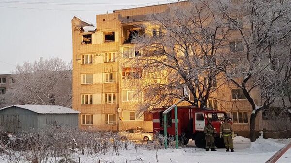 На месте взрыва бытового газа в Вологде. 16 декабря 2018 На месте взрыва бытового газа в Вологде. 16 декабря 2018