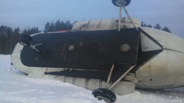 Жесткая посадка вертолета Ми-8 в Томске. 16 декабря 2018 Жесткая посадка вертолета Ми-8 в Томске. 16 декабря 2018