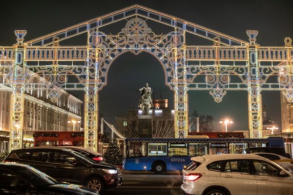 Новогодняя иллюминация в Москве Новогодняя иллюминация в Москве