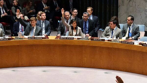 Голосование по ситуации в Крыму в штаб-квартире ООН в Нью-Йорке