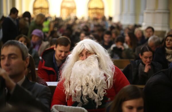 Празднование католического Рождества в Москве Празднование католического Рождества в Москве