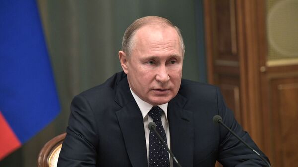 Владимир Путин во время встречи с членами правительства РФ. 26 декабря 2018 Владимир Путин во время встречи с членами правительства РФ. 26 декабря 2018