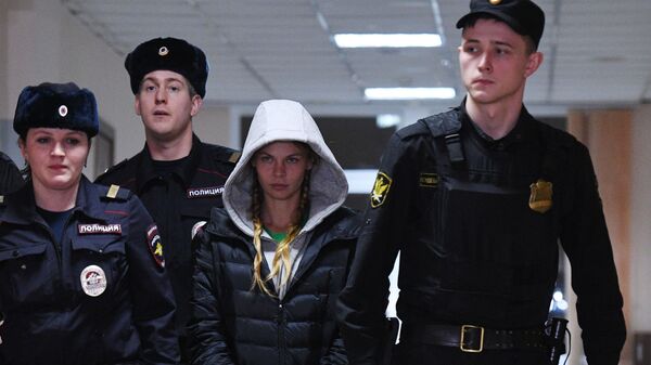 Анастасия Вашукевич (Настя Рыбка) на заседании Нагатинского суда. 19 января 2019 Анастасия Вашукевич (Настя Рыбка) на заседании Нагатинского суда. 19 января 2019