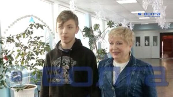 Нижегородский школьник Никита, спасший утопающего человека, и его классный руководитель Нижегородский школьник Никита, спасший утопающего человека, и его классный руководитель