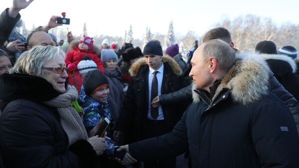 Владимир Путин общается с жителями Санкт-Петербурга. 27 января 2019 Владимир Путин общается с жителями Санкт-Петербурга. 27 января 2019