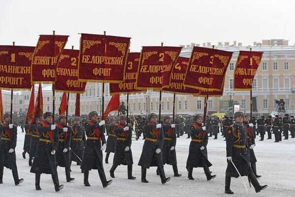 Парад в честь 75-летия снятия блокады Ленинграда Парад в честь 75-летия снятия блокады Ленинграда
