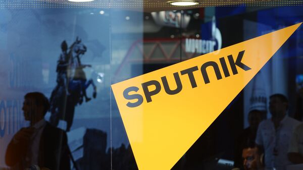 Логотип информационного агентства Sputnik Логотип информационного агентства Sputnik
