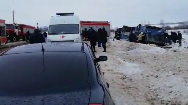 На месте ДТП с автобусом в Калужской области. 3 февраля 2019 На месте ДТП с автобусом в Калужской области. 3 февраля 2019