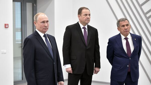 Рабочая поездка президента РФ В. Путина в Татарстан Рабочая поездка президента РФ В. Путина в Татарстан