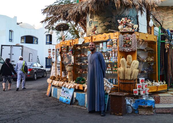 Уличный торговец в Шарм-эль-Шейхе