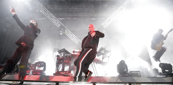 Выступление британской группы The Prodigy Выступление британской группы The Prodigy