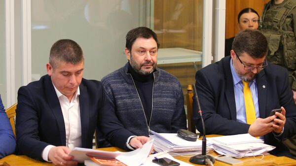 Руководитель портала РИА Новости Украина Кирилл Вышинский в Верховном суде Украины. 20 марта 2019 Руководитель портала РИА Новости Украина Кирилл Вышинский в Верховном суде Украины. 20 марта 2019