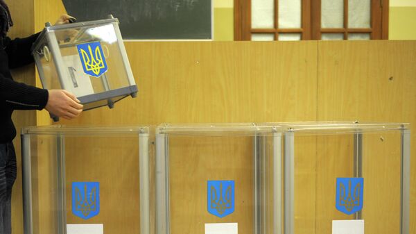 Избирательный участок в Киеве