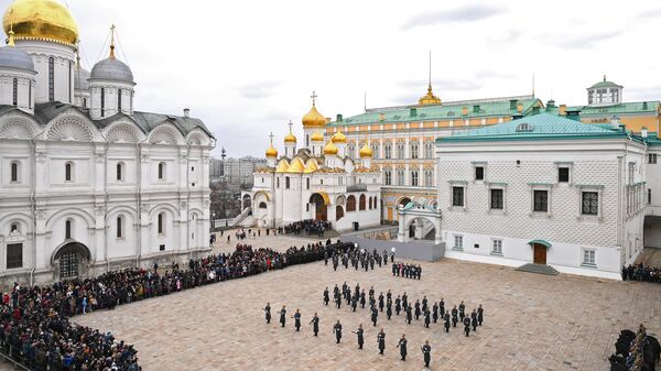 Развод конных и пеших караулов Президентского полка Развод конных и пеших караулов Президентского полка
