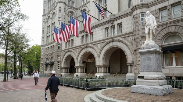 Гостиница Trump International в Вашингтоне. 18 апреля 2019 Гостиница Trump International в Вашингтоне. 18 апреля 2019