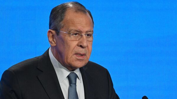 Министр иностранных дел РФ Сергей Лавров выступает на церемонии открытия VIII Московской конференции по международной безопасности. 24 апреля 2019 РИА Новости Министр иностранных дел РФ Сергей Лавров выступает на церемонии открытия VIII Московской конференции по международной безопасности. 24 апреля 2019 РИА Новости