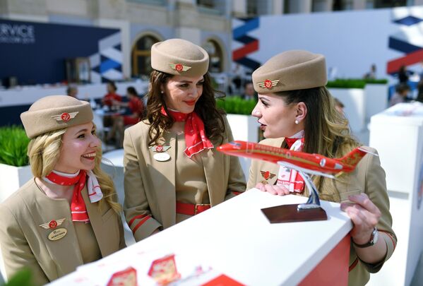 Участницы конкурса красоты Sky Lady 2019 в Москве Участницы конкурса красоты Sky Lady 2019 в Москве