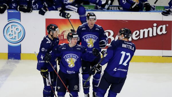 Игроки сборной Финляндии по хоккею