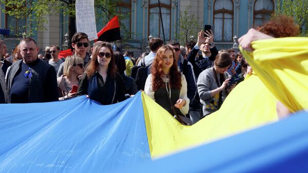 Акция у здания Верховной рады Украины в Киеве Акция у здания Верховной рады Украины в Киеве