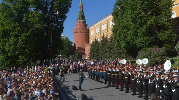Открытие программы «Военные оркестры в парках» Открытие программы «Военные оркестры в парках»