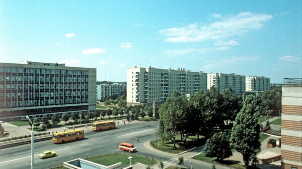 Вид центра города Ставрополя