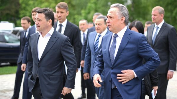 В. Мутко посетил ЖК Видный город В. Мутко посетил ЖК Видный город