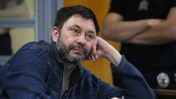 Руководитель портала РИА Новости Украина Кирилл Вышинский на заседании Подольского районного суда Киева Руководитель портала РИА Новости Украина Кирилл Вышинский на заседании Подольского районного суда Киева