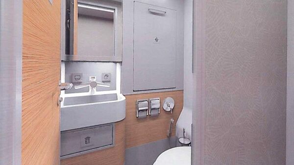Концепт плацкартного вагона без боковых спальных мест Концепт плацкартного вагона без боковых спальных мест