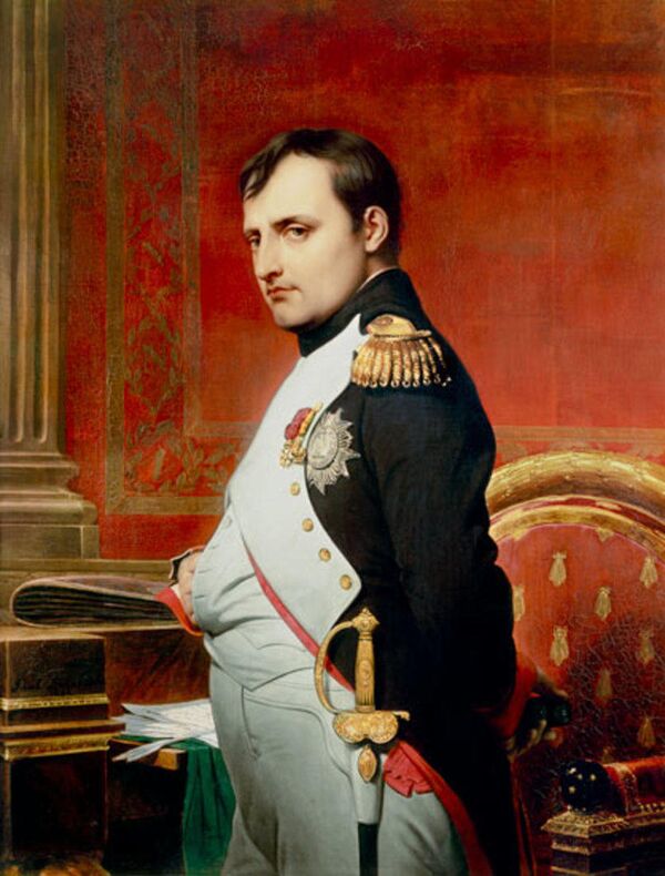Наполеон I Бонапарт, портрет кисти Поля Делароша (1807) Наполеон I Бонапарт, портрет кисти Поля Делароша (1807)