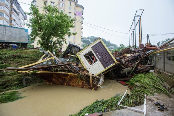 Последствия ливней в Сочи Последствия ливней в Сочи