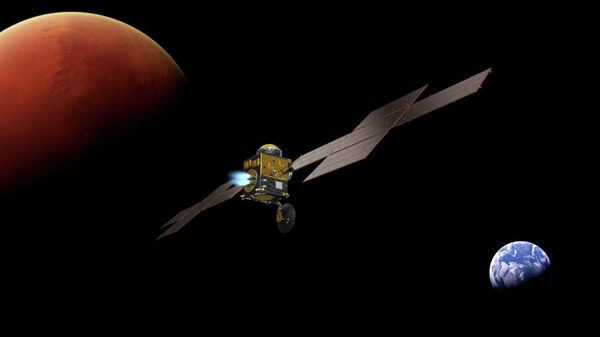 Так художник представил себе аппарат Mars Return Orbiter, который доставит образцы пород с Марса на Землю Так художник представил себе аппарат Mars Return Orbiter, который доставит образцы пород с Марса на Землю