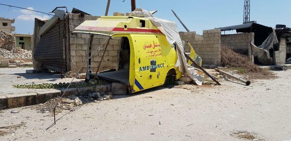 Улица сирийского города Хан-Шейхуне в провинции Идлиб Улица сирийского города Хан-Шейхуне в провинции Идлиб
