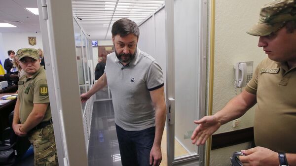 Руководитель портала РИА Новости Украина Кирилл Вышинский на заседании апелляционного суда Киева Руководитель портала РИА Новости Украина Кирилл Вышинский на заседании апелляционного суда Киева