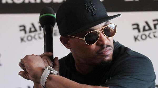 Американский рэпер, участник группы Onyx Кирк Джонс (Sticky Fingaz) во время пресс-конференции на фестивале Rap Koktebel – 2019 в Крыму Американский рэпер, участник группы Onyx Кирк Джонс (Sticky Fingaz) во время пресс-конференции на фестивале Rap Koktebel – 2019 в Крыму