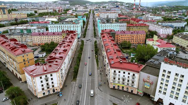 Проспект Ленина в Мурманске Проспект Ленина в Мурманске
