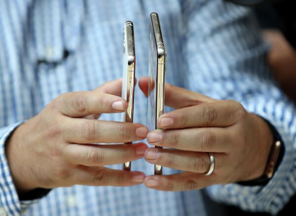 Телефоны iPhone 11 на презентации новинок компании Apple Телефоны iPhone 11 на презентации новинок компании Apple