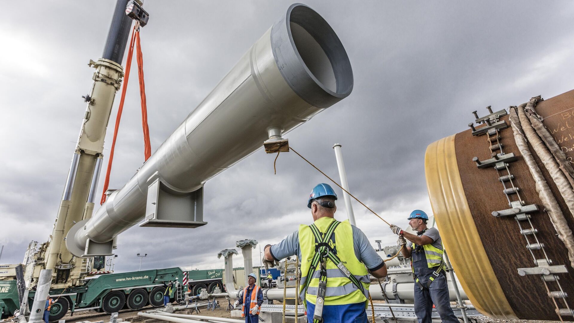 Строительство газопровода Северный поток-2 Строительство газопровода Северный поток-2 - РИА Новости, 1920, 13.07.2021
