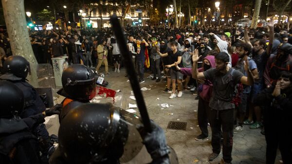 В Каталонии началась всеобщая забастовка 