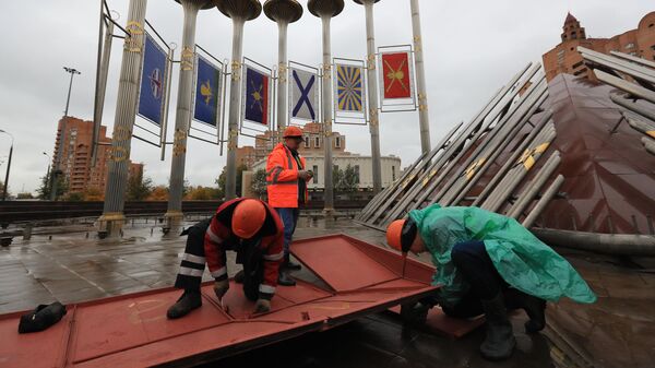 Фонтан Музыка славы в Москве Фонтан Музыка славы в Москве