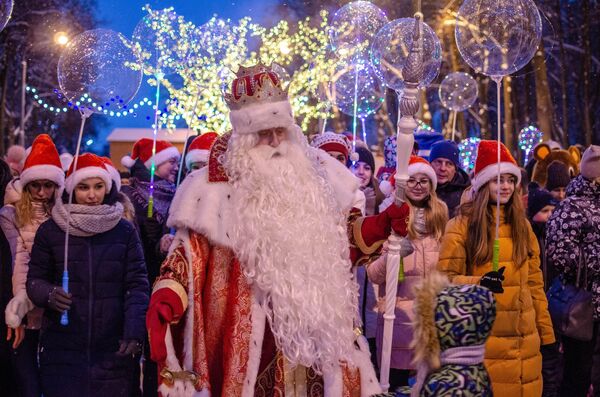 Новогодние украшения в Рязани Новогодние украшения в Рязани